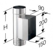 Reinigungselement mit Kasten, 150mm